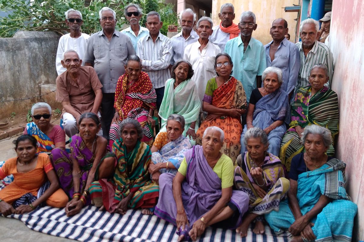 Elders at a community care centre